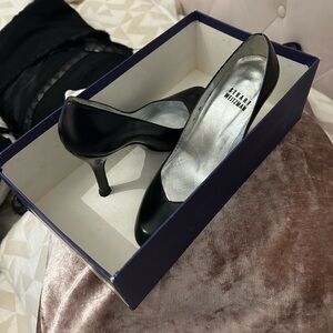 Stuart Weitzman Black Patent Leather Heels